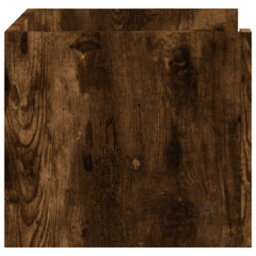 Vidaxl Wall Shelf Smoked Oak 70.5X35X30.5 Cm Engineered Wood - thumbnail 5