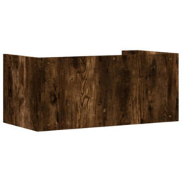 Vidaxl Wall Shelf Smoked Oak 70.5X35X30.5 Cm Engineered Wood - thumbnail 6