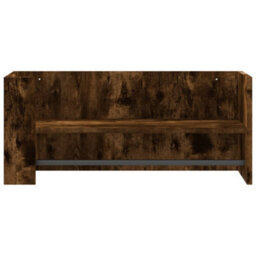 Vidaxl Wall Shelf Smoked Oak 70.5X35X30.5 Cm Engineered Wood - thumbnail 4