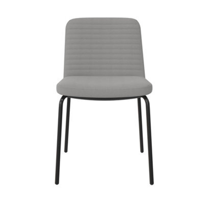 Dorel Home Corey Dining Chair In Linen Grey, 2Pk - image 1