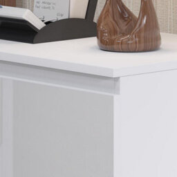 Fwstyle Carlton White Gloss 3 Drawer Chest (H) 77Cm (W) 60Cm (D) 40Cm - thumbnail 3