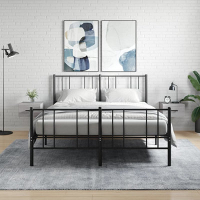 Berkfield Wall-Mounted Bedside Cabinets 2 Pcs Grey Sonoma 35X35X20 Cm - image 1