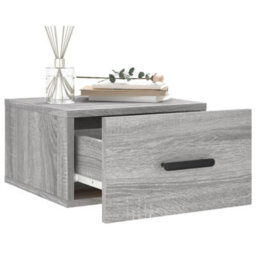 Berkfield Wall-Mounted Bedside Cabinets 2 Pcs Grey Sonoma 35X35X20 Cm - thumbnail 4
