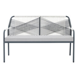 More4Homes Lagos Garden Sofa Set 4 Seater Outdoor Corner Sofa With Glass Table (Light Grey) - thumbnail 4