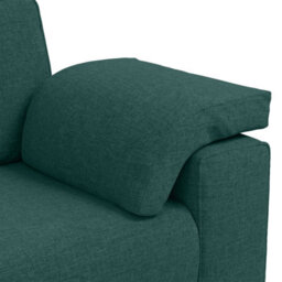Vidaxl Sofa Set 2 Pcs Dark Green 219 X 77 X 82 Cm Fabric - thumbnail 8