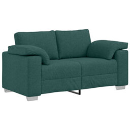 Vidaxl Sofa Set 2 Pcs Dark Green 219 X 77 X 82 Cm Fabric - thumbnail 4
