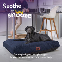 Slumberdown Dog Bed X Large, Blue - thumbnail 4