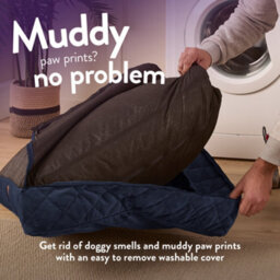 Slumberdown Dog Bed X Large, Blue - thumbnail 8