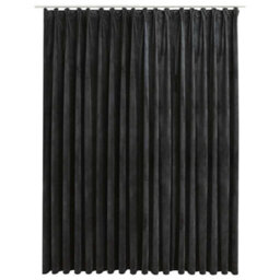 Berkfield Elegant Blackout Curtain With Hooks Velvet Anthracite 290X245 Cm