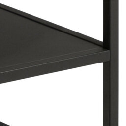 Furniture To Go Gila Square Coffee Table With Open Shelf In Oak & Black - thumbnail 7