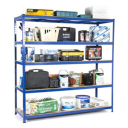 Garage Shelving Units / Racking 5 Levels 1800mm H X 1800mm W X 600mm D