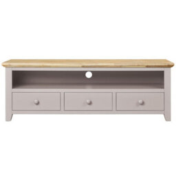 Statement Furniture Florence Truffle Tv Stand With 3 Drawers And Shelf - thumbnail 1