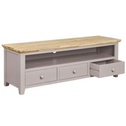 Statement Furniture Florence Truffle Tv Stand With 3 Drawers And Shelf - thumbnail 4