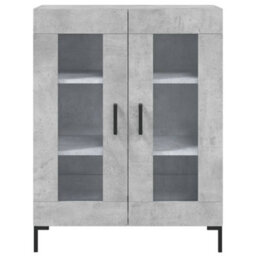 Berkfield Highboard Concrete Grey 69.5X34X180 Cm Engineered Wood - thumbnail 8