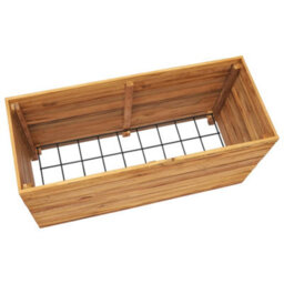 Berkfield Raised Bed 100X40X55 Cm Recycled Teak And Steel - thumbnail 5