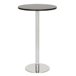 Deluxe Como Poseur Table Round Black Wood
