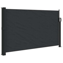Walplus Retractable Side Awning Garden Sun Shade Canopy Gazebo For Back Door, Porch, Patio Black 120X500 Cm - thumbnail 2