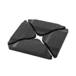 Sweeek - Triangular Base For Parasol Anthracite 50X50X12 Cm - Baso - thumbnail 1