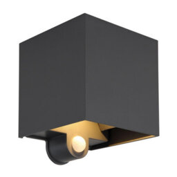 Luminosa Lighting Luminosa Veronika Outdoor Up Down Wall Lamp Anthracite Ip54 2X Led 3000K