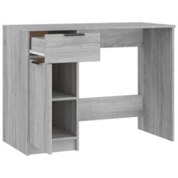 Berkfield Desk Grey Sonoma 100X50X75 Cm Engineered Wood - thumbnail 7