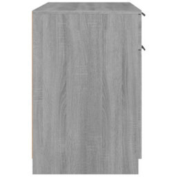 Berkfield Desk Grey Sonoma 100X50X75 Cm Engineered Wood - thumbnail 8