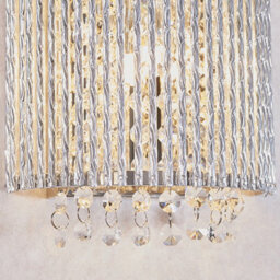 Luminosa Lighting Luminosa Galina 2 Light Wall Light Chrome Plate & Clear Crystal, G9 - thumbnail 3