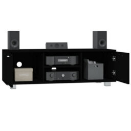 Berkfield Tv Cabinet Black 120X40.5X35 Cm Engineered Wood - thumbnail 3