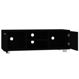 Berkfield Tv Cabinet Black 120X40.5X35 Cm Engineered Wood - thumbnail 5
