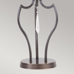 Elstead Lighting Pimlico 1Lt Table Lamp Finish: Dark Bronze Wired: 1X60W E27 220-240V 50Hz, Shade Included - thumbnail 4