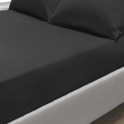 100% Pure Cotton Duvet Cover Bed Set In Black By Euphoric Bedding - thumbnail 3