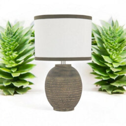 Minster Table Lamp - Ceramic - L28 X W28 X H24 Cm - Brown - thumbnail 4