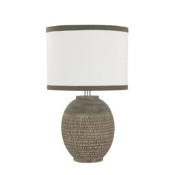 Minster Table Lamp - Ceramic - L28 X W28 X H24 Cm - Brown - thumbnail 1