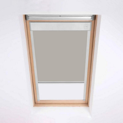 Classic Roof Blind  Window Code (C6A) Stone For Dakea/dakstra Roof Windows, Blackout Blind - image 1