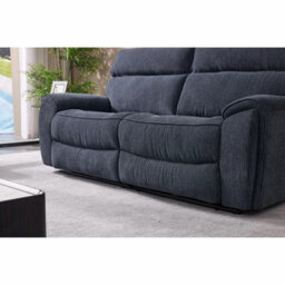 Xample Atlanta Grey Cord Fabric Power Reclining Large 2 Seater Sofa Dual Power Recliners, Usb-A & Usb-C Ports, Supportive Cushions - thumbnail 4