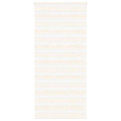 Berkfield Zebra Blind Marble Beige 100X230 Cm Fabric Width 95.9 Cm Polyester - image 1