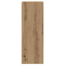 Berkfield 4 Piece Tv Cabinet Set Wall-Mounted Artisan Oak Engineered Wood - thumbnail 7