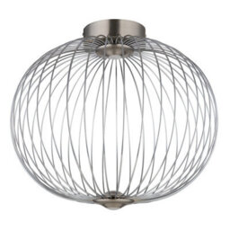 Luminosa Lighting Luminosa Galway 50Cm Globe Ceiling Light Nickel Matt Led 3000K - thumbnail 2