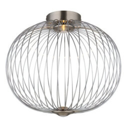 Luminosa Lighting Luminosa Galway 50Cm Globe Ceiling Light Nickel Matt Led 3000K - thumbnail 4