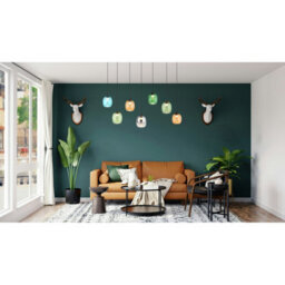 Luminosa Lighting Luminosa Minara Rectangle Cluster Pendant Ceiling Light Matt Black Glass Shade 6X Led 3000K - thumbnail 7