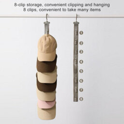 Hat Rack, No-Drill Hanger, Closet Rack, Wall-Mounted Hat Holder For Retail, Entryway, Dorm - thumbnail 4