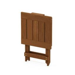 Walplus Furinno Tioman Hardwood Adirondack Folding Table In Teak Oil, Natural - thumbnail 3