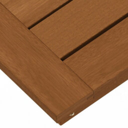 Walplus Furinno Tioman Hardwood Adirondack Folding Table In Teak Oil, Natural - thumbnail 7