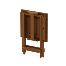 Walplus Furinno Tioman Hardwood Adirondack Folding Table In Teak Oil, Natural - thumbnail 4