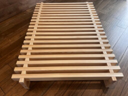 Nodax Extra Strong Super King Bed Frame, Sirius F8, Solid Pine Wood, Sturdy Slats & Extra Support, 6Ft, Natural Finish - thumbnail 9