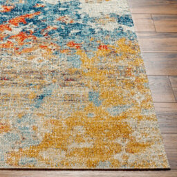 Livabliss Huntington Beach-Modern Blue Yellow Orange In- & Outdoor Rug 200 X 275 Cm Easy Care, Non Shedding - thumbnail 5
