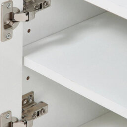 Modern Tv Stand Cabinet With Storage 2 Open Shelves For Living Room - White - thumbnail 3