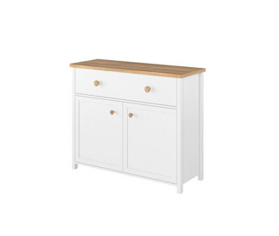 Arte Charming Children's Sideboard Cabinet (H)900mm (W)1100mm (D)420mm - Organising Storage With Two Doors And A Drawer - image 1