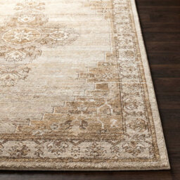 Livabliss Fifth Avenue-Vintage Brown Off-White Grey Traditional Boho Fringe Living Dining Bedroom Rug 152 X 225 Cm Easy Care, Non Shedding - thumbnail 5
