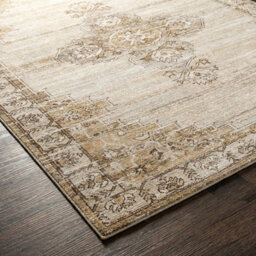 Livabliss Fifth Avenue-Vintage Brown Off-White Grey Traditional Boho Fringe Living Dining Bedroom Rug 152 X 225 Cm Easy Care, Non Shedding - thumbnail 6