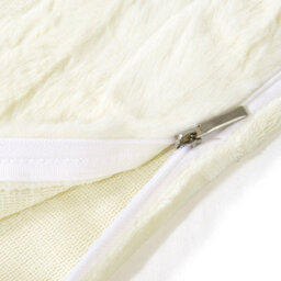 Darphe 3Pcs Beige White Super King Size Warm Polyester Duvet Cover Pillowcase Set - thumbnail 6